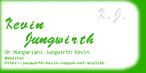 kevin jungwirth business card